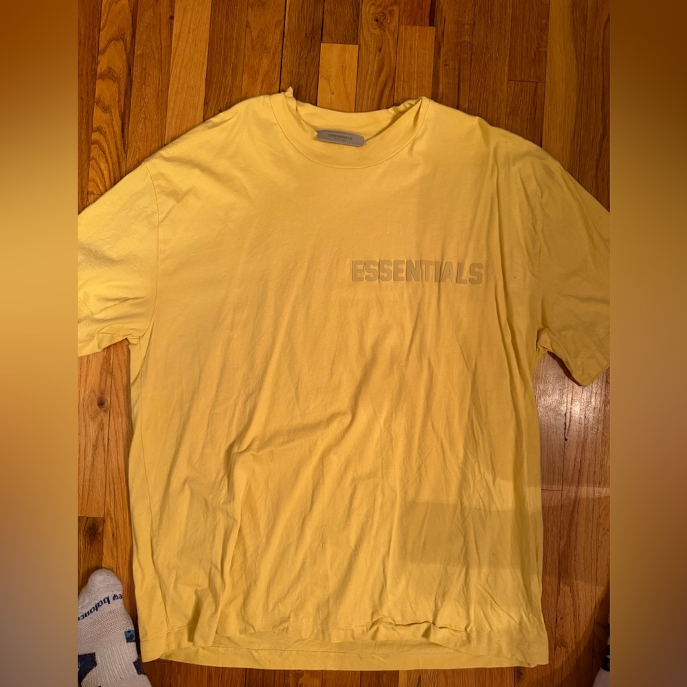 Essentials Soft Yellow Tee